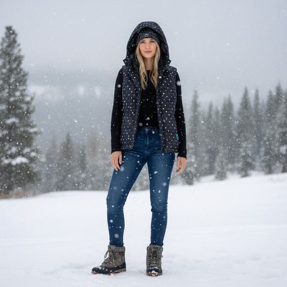 Burton Puffer Vest DryRide Colorful Y2K - Picture 12 of 12